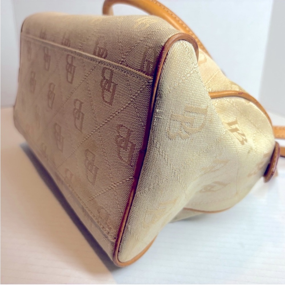 Dooney & Bourke Beige and Tan Satchel - Picture 10 of 13